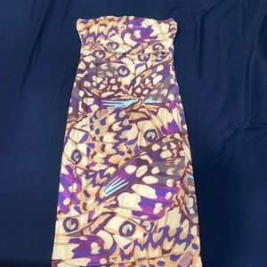 Short Bodycon colorful print dress